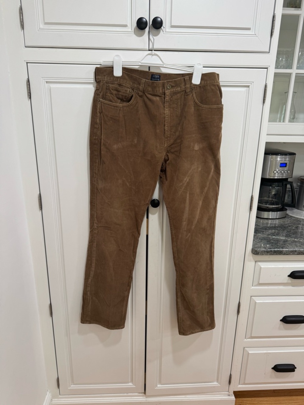 J. Crew Men's Corduroy Pants in Chestnut Brown